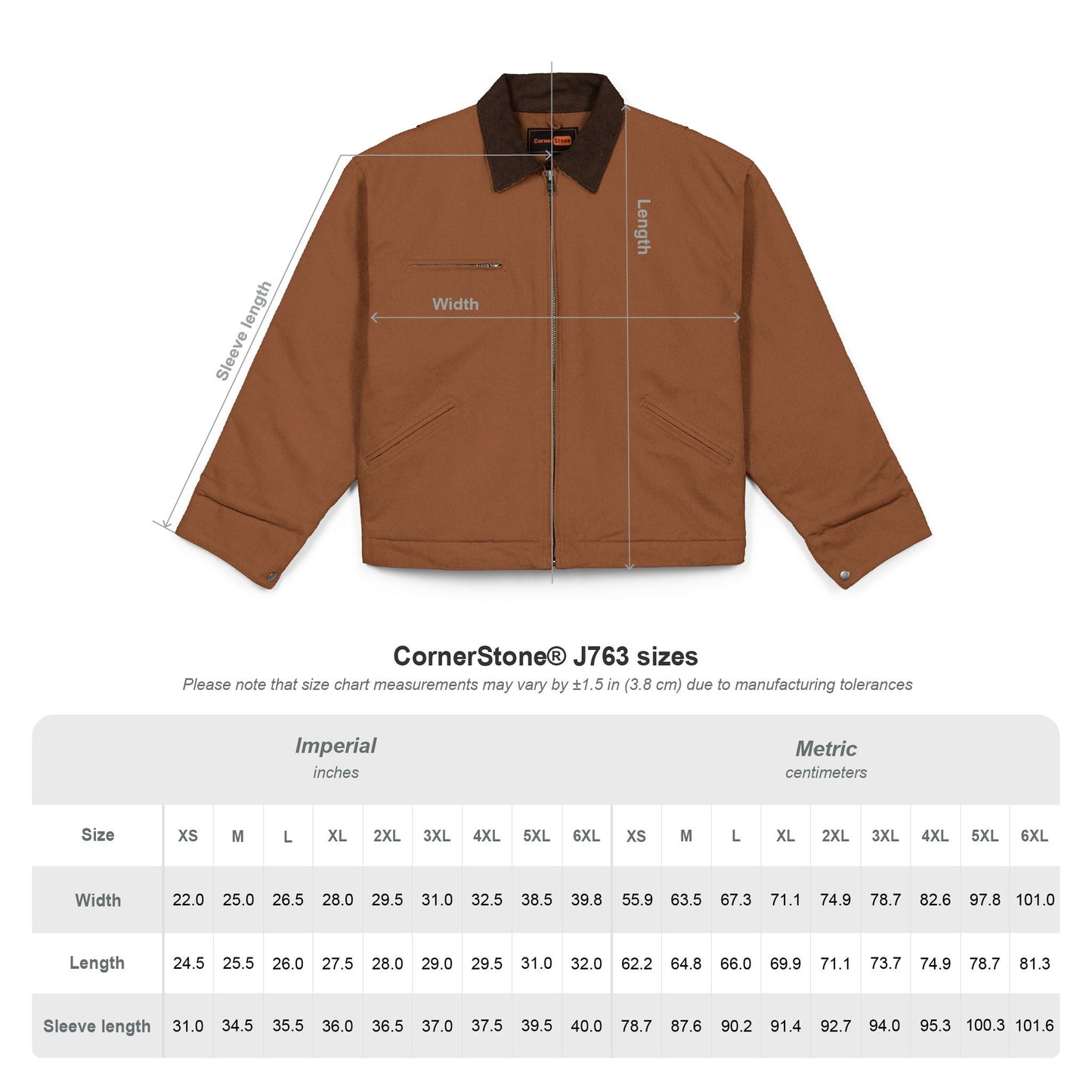 CornerStone Duck Cloth Work Jacket